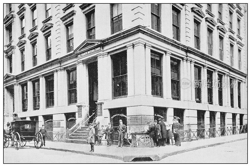 纽约的古董黑白照片:Vermilye & Co. Bankers